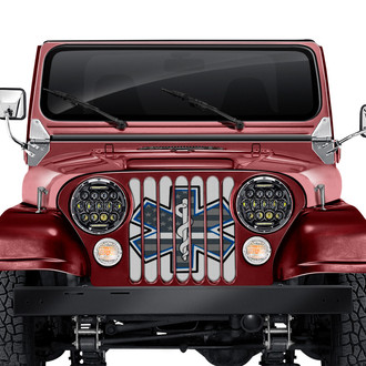 Dirty Acres® - 1-Pc EMS Shield Style Perforated Main Grille