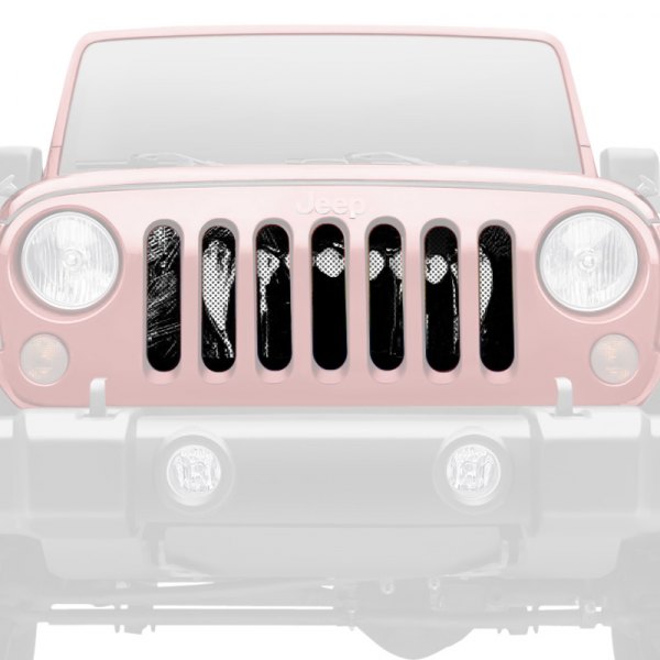 Dirty Acres® - 1-Pc Fangs Style Perforated Main Grille