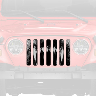 Dirty Acres® - 1-Pc Fangs Style Perforated Main Grille