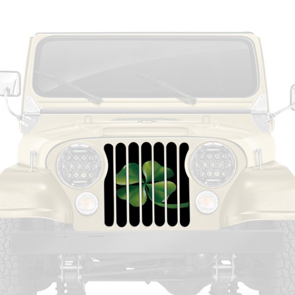 Dirty Acres® - 1-Pc Four Leaf Clover Style Perforated Main Grille