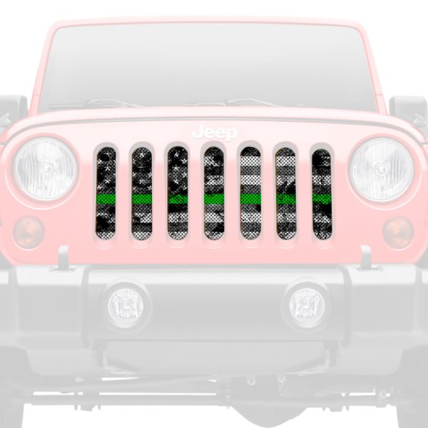 Dirty Acres® - 1-Pc On the Front Line Style Perforated Main Grille