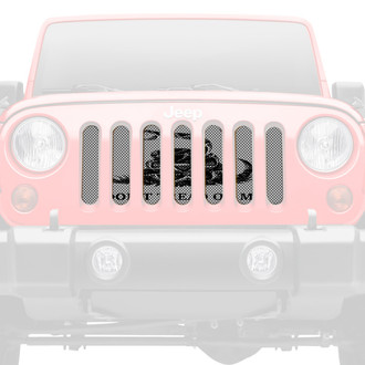Dirty Acres® - 1-Pc Tactical Gadsden Flag Style Perforated Main Grille