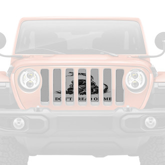 Dirty Acres® - 1-Pc Tactical Gadsden Flag Style Perforated Main Grille