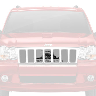 Dirty Acres® - 1-Pc Tactical Gadsden Flag Style Perforated Main Grille
