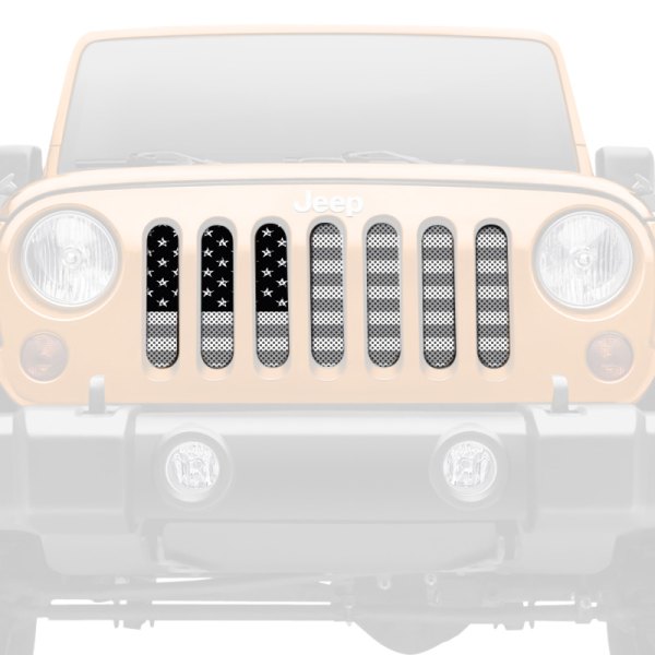 Dirty Acres® - 1-Pc Ghost Tactical Style Perforated Main Grille