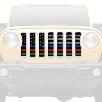 Dirty Acres® - 1-Pc Hold the Line Style Perforated Main Grille