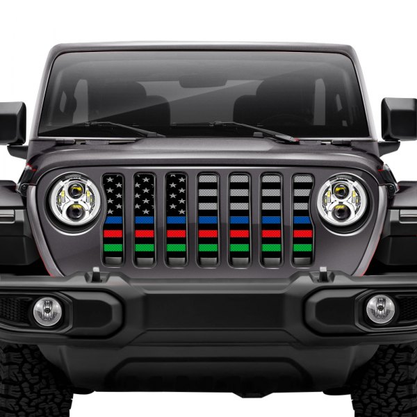 Dirty Acres® - 1-Pc Hold the Line Style Perforated Main Grille