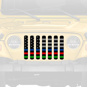 Dirty Acres® - 1-Pc Hold the Line Style Perforated Main Grille