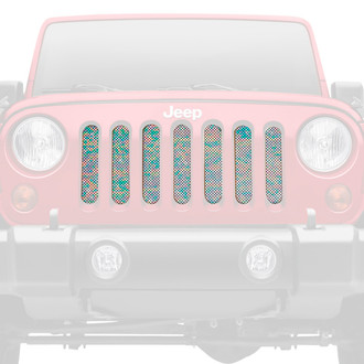 Dirty Acres® - 1-Pc Iridescent Print Style Perforated Main Grille