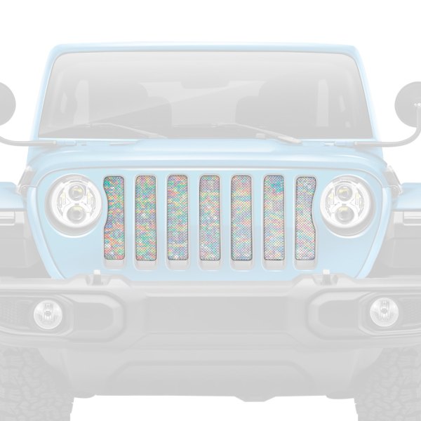 Dirty Acres® - 1-Pc Iridescent Print Style Perforated Main Grille