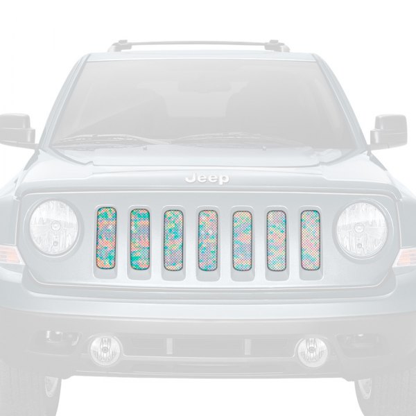 Dirty Acres® - 1-Pc Iridescent Print Style Perforated Main Grille