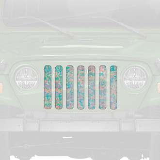 Dirty Acres® - 1-Pc Iridescent Print Style Perforated Main Grille