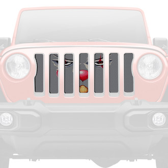 Dirty Acres® - 1-Pc IT Killer Clown Style Perforated Main Grille