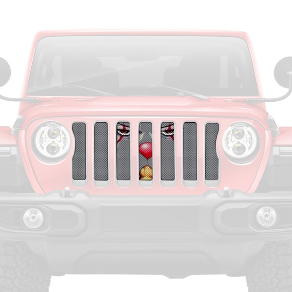 Dirty Acres® - 1-Pc IT Killer Clown Style Perforated Main Grille