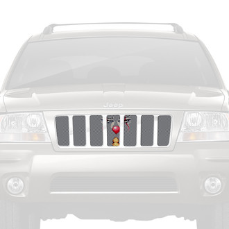 Dirty Acres® - 1-Pc IT Killer Clown Style Perforated Main Grille