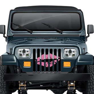 Dirty Acres® - 1-Pc Muah! Kiss Style Perforated Main Grille