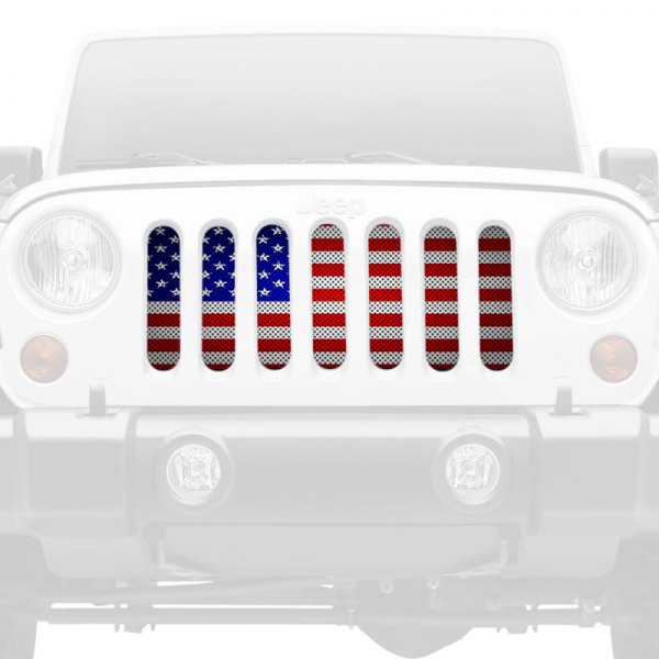 Dirty Acres® - 1-Pc Land of the Free Style Perforated Main Grille