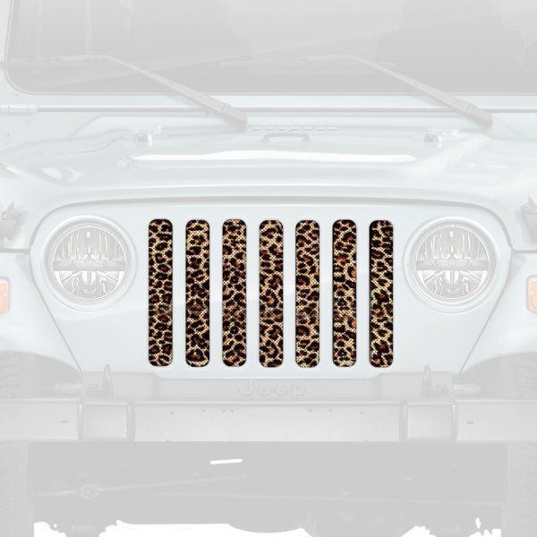 Dirty Acres® - 1-Pc Leopard Animal Style Perforated Main Grille