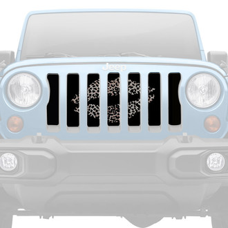 Dirty Acres® - 1-Pc Leopard Kiss Style Perforated Main Grille