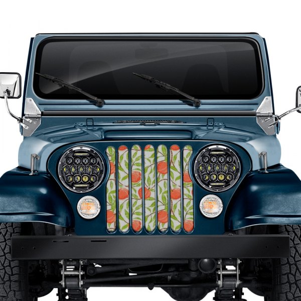 Dirty Acres® - 1-Pc "Life's a Peach" Style Perforated Main Grille