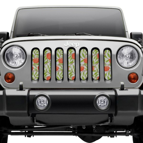 Dirty Acres® - 1-Pc "Life's a Peach" Style Perforated Main Grille