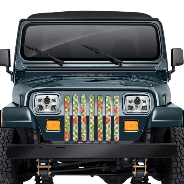 Dirty Acres® - 1-Pc "Life's a Peach" Style Perforated Main Grille