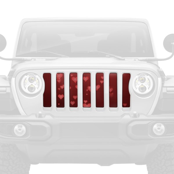 Dirty Acres® - 1-Pc Love Struck Style Perforated Main Grille