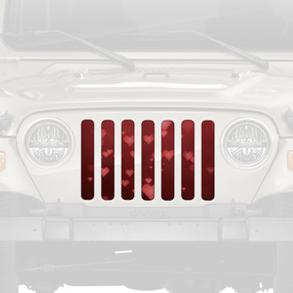 Dirty Acres® - 1-Pc Love Struck Style Perforated Main Grille