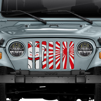 Dirty Acres® - 1-Pc Lucky Cat Style Perforated Main Grille