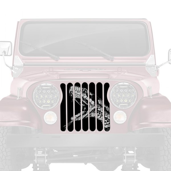 Dirty Acres® - 1-Pc Mamba Snake Style Perforated Main Grille