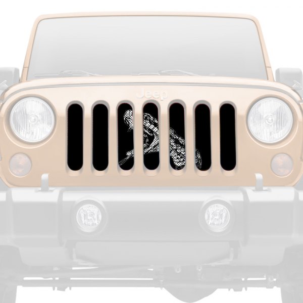 Dirty Acres® - 1-Pc Mamba Snake Style Perforated Main Grille