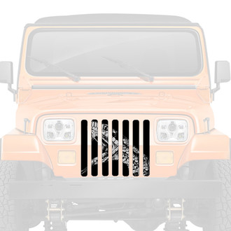 Dirty Acres® - 1-Pc Mamba Snake Style Perforated Main Grille