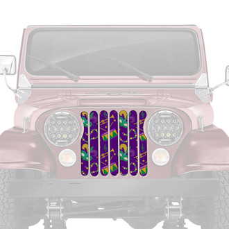 Dirty Acres® - 1-Pc Mardi Gras Style Perforated Main Grille