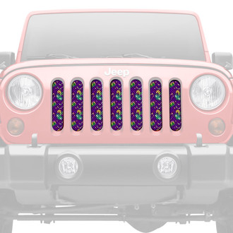 Dirty Acres® - 1-Pc Mardi Gras Style Perforated Main Grille