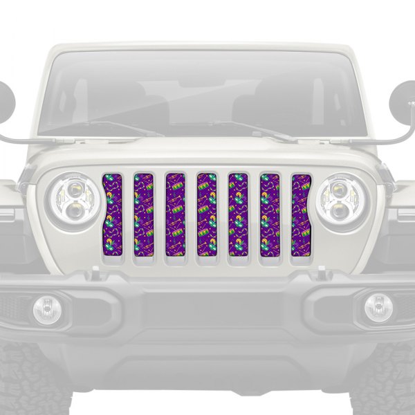 Dirty Acres® - 1-Pc Mardi Gras Style Perforated Main Grille