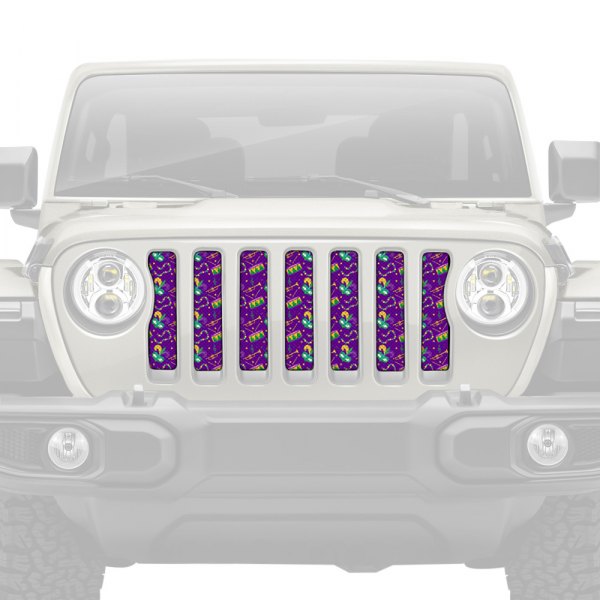 Dirty Acres® - 1-Pc Mardi Gras Style Perforated Main Grille