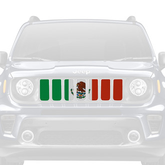 Dirty Acres® - 1-Pc Mexico Flag Style Perforated Main Grille