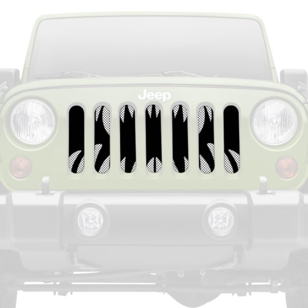 Dirty Acres® - 1-Pc Monster Teeth Style Perforated Main Grille