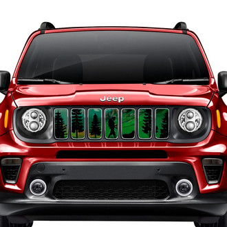 Dirty Acres® - 1-Pc Hiker Green Mountain Style Perforated Main Grille