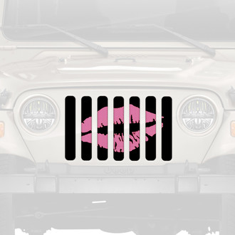 Dirty Acres® - 1-Pc Muah! Kiss Style Perforated Main Grille