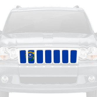 Dirty Acres® - 1-Pc Nevada State Flag Style Perforated Main Grille