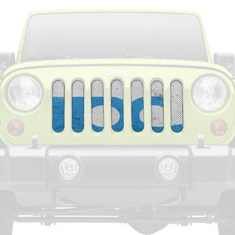 Dirty Acres® - 1-Pc Ocean City Flag Style Perforated Main Grille