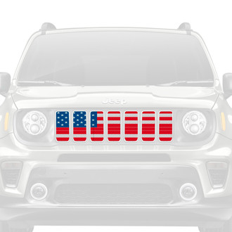 Dirty Acres® - 1-Pc Old Glory Style Perforated Main Grille