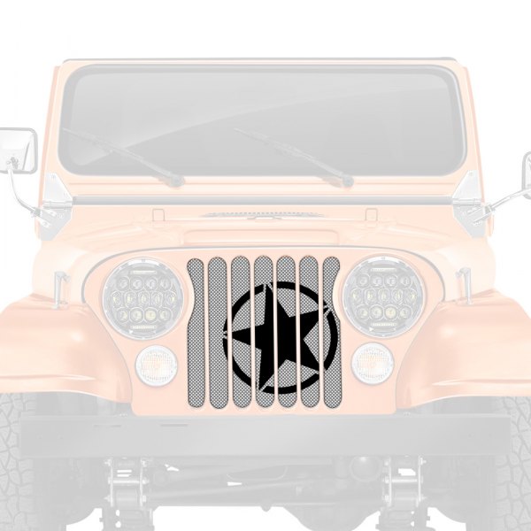Dirty Acres® - 1-Pc Oscar Mike Style Perforated Main Grille