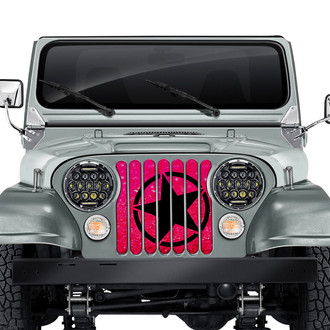 Dirty Acres® - 1-Pc Oscar Mike Style Pink Fleck Perforated Main Grille