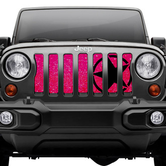 Dirty Acres® - 1-Pc Oscar Mike Style Pink Fleck Perforated Main Grille