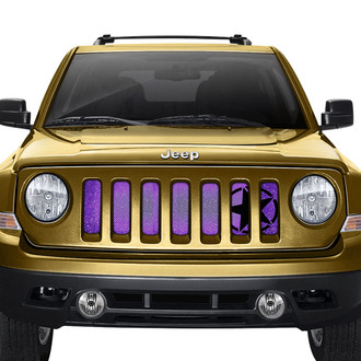 Dirty Acres® - 1-Pc Oscar Mike Style Purple Fleck Perforated Main Grille