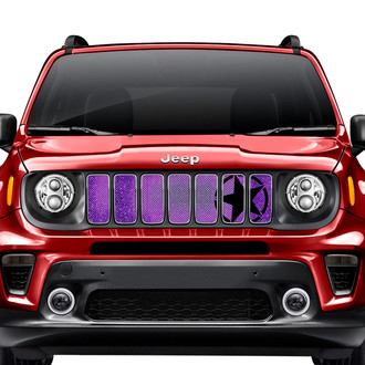 Dirty Acres® - 1-Pc Oscar Mike Style Purple Fleck Perforated Main Grille