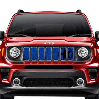 Dirty Acres® - 1-Pc Oscar Mike Style Royal Blue Perforated Main Grille
