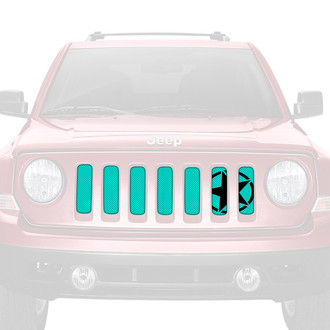 Dirty Acres® - 1-Pc Oscar Mike Style Teal Perforated Main Grille